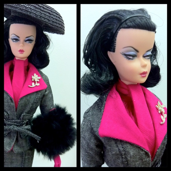 New Muffy Roberts Silkstone Gold Label Collector's Barbie with Box and Tissue - Picture 8 of 15